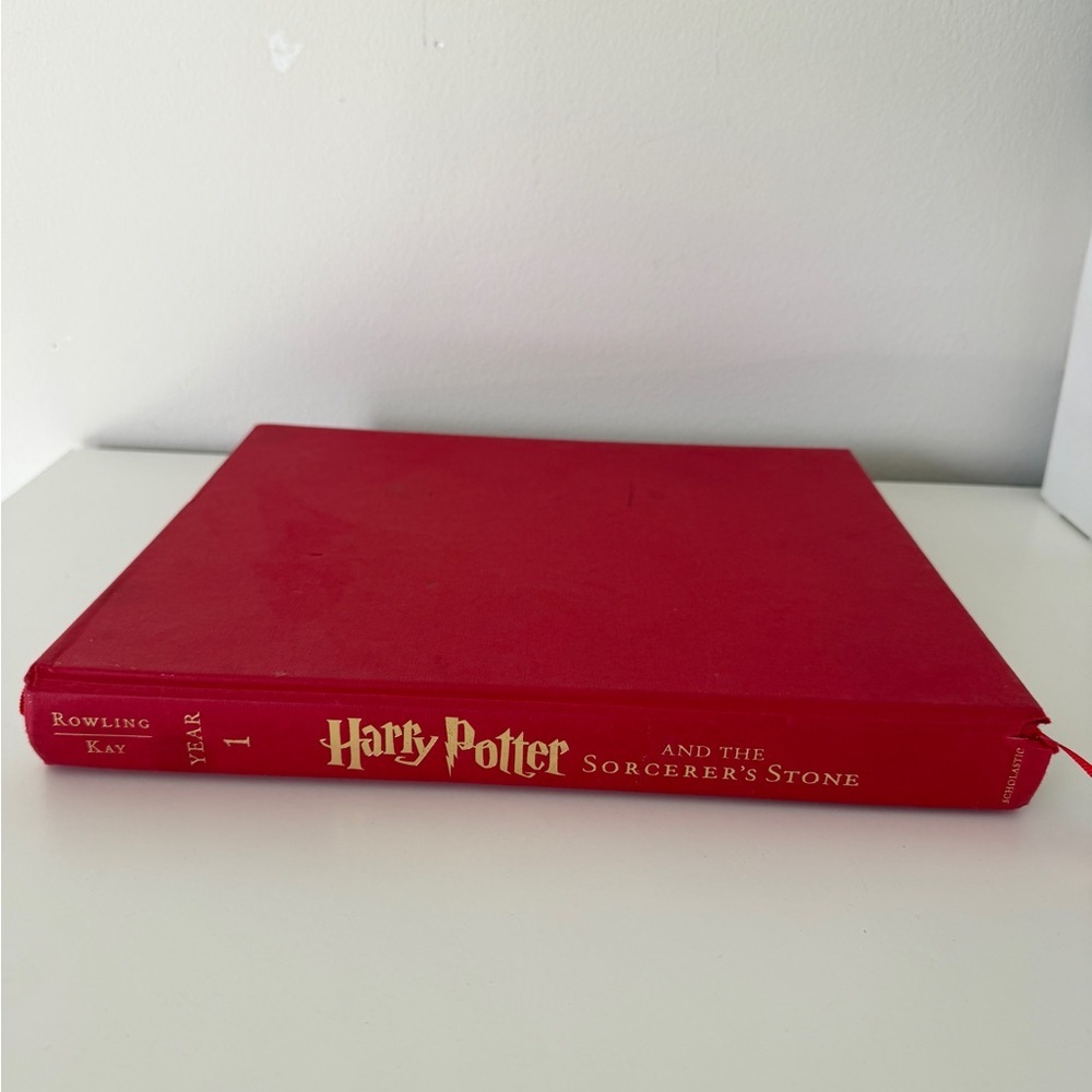 Harry Potter and the Sorcerer's Stone Red Hardcover Book
